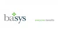 The logo of Basys is shown in the image