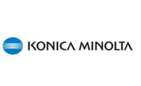 The logo of Konica Minolta is shown in the image